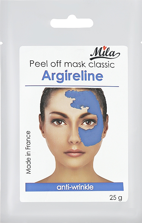 Маска альгинатная классическая порошковая "Аргирелин, миорелаксинг" - Mila Anti-Wrinkle Peel Off Mask Argireline — фото N1