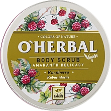 Парфумерія, косметика Скраб для тіла "Малина" - O’Herbal Body Scrub Raspberry
