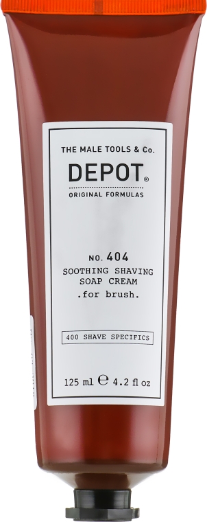 Успокаивающий крем для бритья - Depot Shave Specifics 404 Soothing Shaving Soap Cream  — фото N3