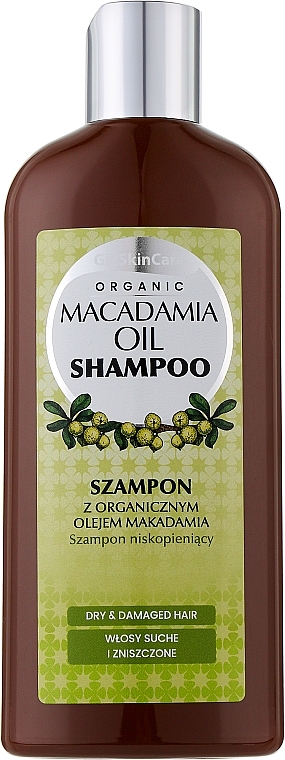 Шампунь з олією макадамії та кератином - GlySkinCare Macadamia Oil Shampoo — фото N1