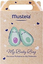 Набір - Mustela My Baby Bag (sh/gel/200ml + wipes/20pcs + cr/50ml + f/cr/40ml) — фото N1
