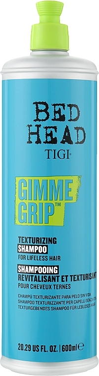 Шампунь для об'єму волосся - Tigi Bed Head Gimme Grip Shampoo Texturizing