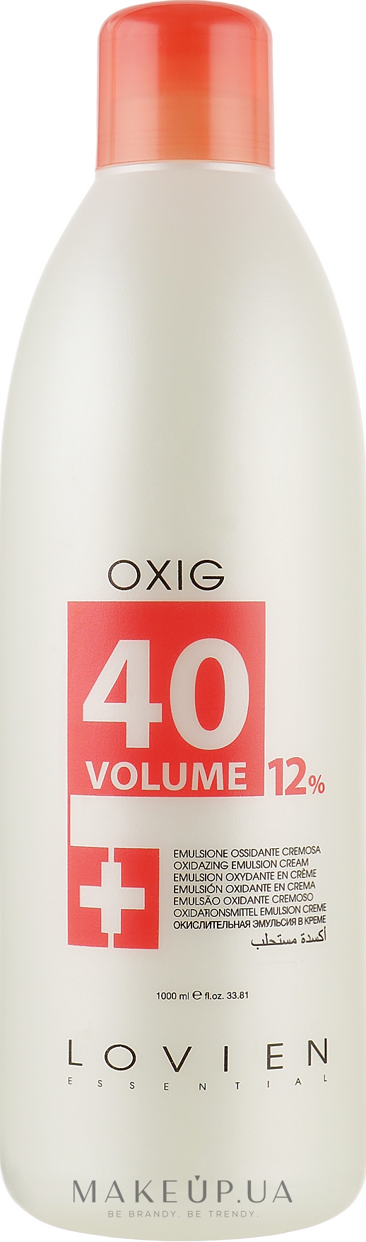 Окислювач 12 % - Lovien Essential Oxydant Emulsion 40 Vol — фото 1000ml