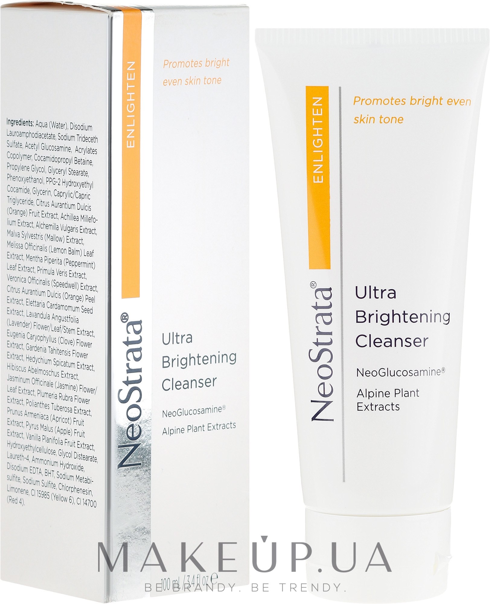 Крем для деликатной очистки лица - Neostrata Enlighten Ultra Brightening Cleanser — фото 100ml