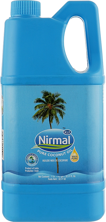 Кокосовое масло - KLF Nirmal Pure Coconut Oil — фото N1