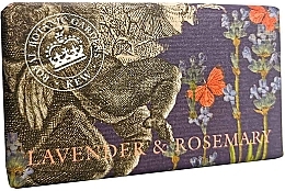 Мило "Лаванда й розмарин" - The English Soap Company Kew Gardens Lavender and Rosemary Soap — фото N1