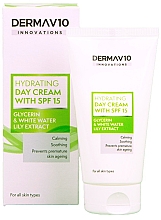 Увлажняющий крем - Derma V10 Innovations Hydrating Day Cream with SPF 15 — фото N1