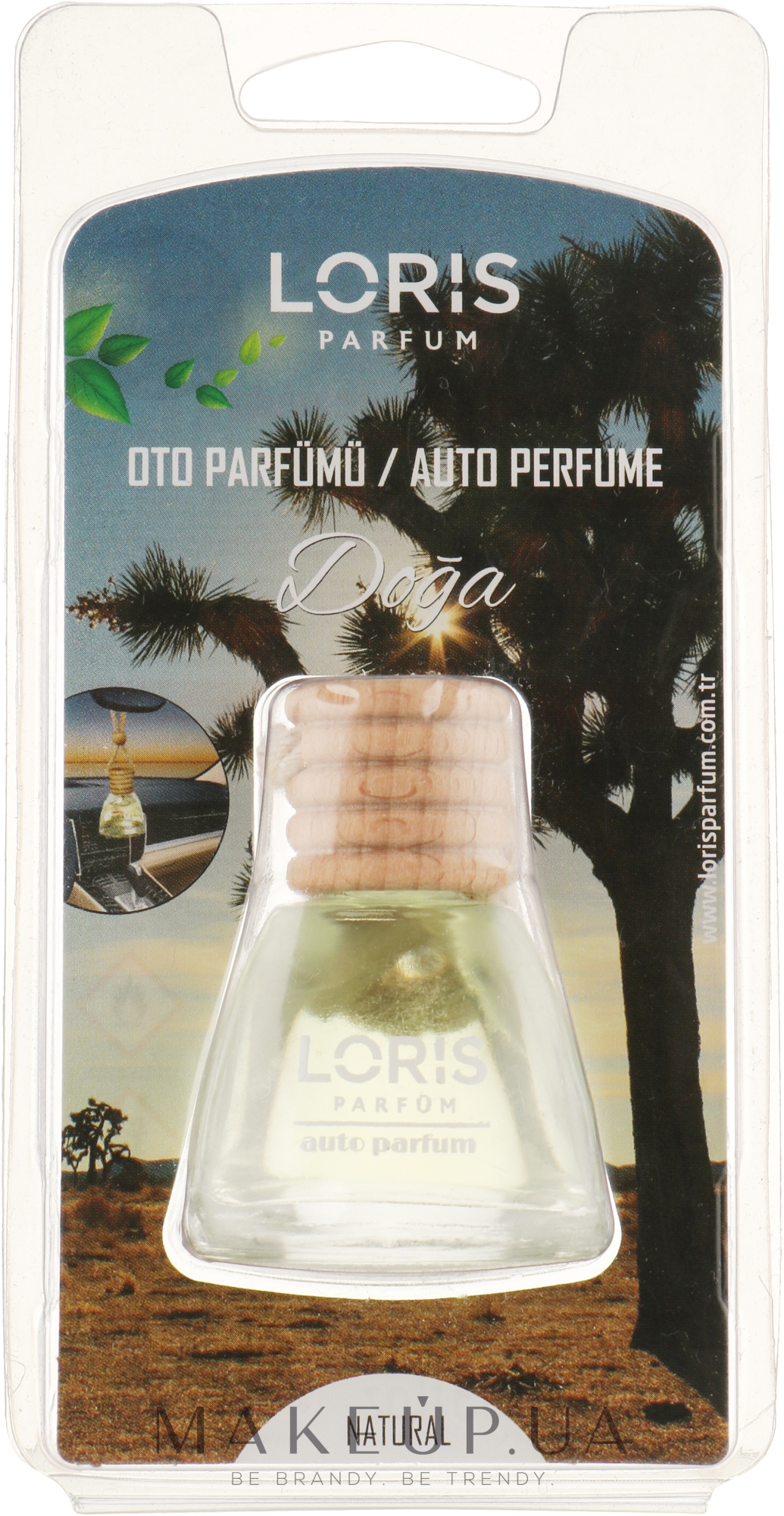 Аромаподвеска для автомобиля "Натурал" - Loris Parfum  — фото 10ml