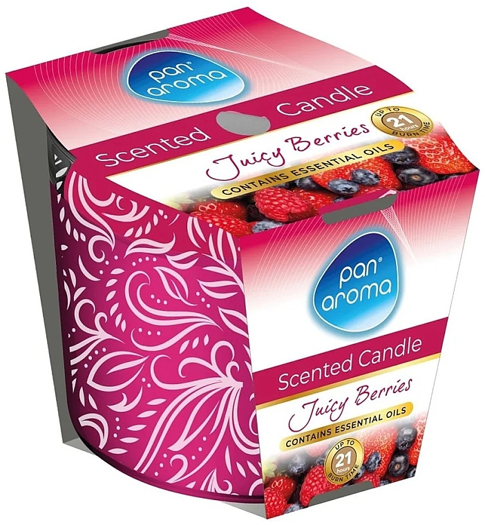 Ароматична свічка "Соковиті ягоди" - Pan Aroma Juicy Berries Scented Candle — фото N1