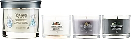 Набір - Yankee Candle Snow Globe Wonderland 3 Votives & 1 Tumbler Candle (candle/3x37g + candle/121g) — фото N2