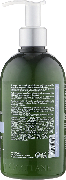 Кондиціонер для волосся "Баланс ніжності" - L'Occitane Aromachologie Gentle & Balance Conditioner — фото N4
