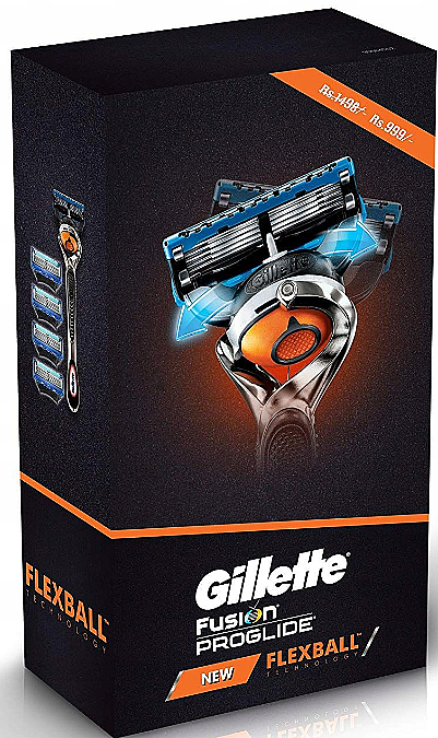 Бритва + 4 змінні касети для гоління - Gillette Fusion5 Proglide — фото N1