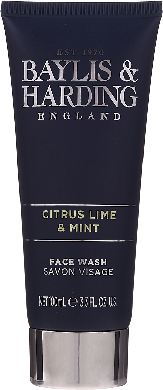 Набір - Baylis & Harding Men's Citrus Lime & Mint Bag(hair/body/wash/100ml + face/wash/100ml + a/sh/balm/100ml + acc) — фото N4