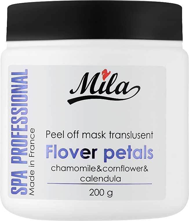 Маска альгінатна напівпрозора порошкова "Пелюстки квітів" - Mila Translucent Peel Off Mask Flower Petals — фото N3