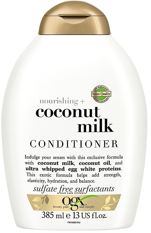 Питательный кондиционер с кокосовым молоком - OGX Coconut Milk Conditioner — фото N1