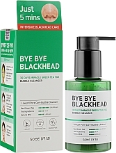 УЦІНКА Маска-пінка від чорних цяток - Some By Mi Blackhead 30Days Miracle Green Tea Tox Bubble Cleanser * — фото N2