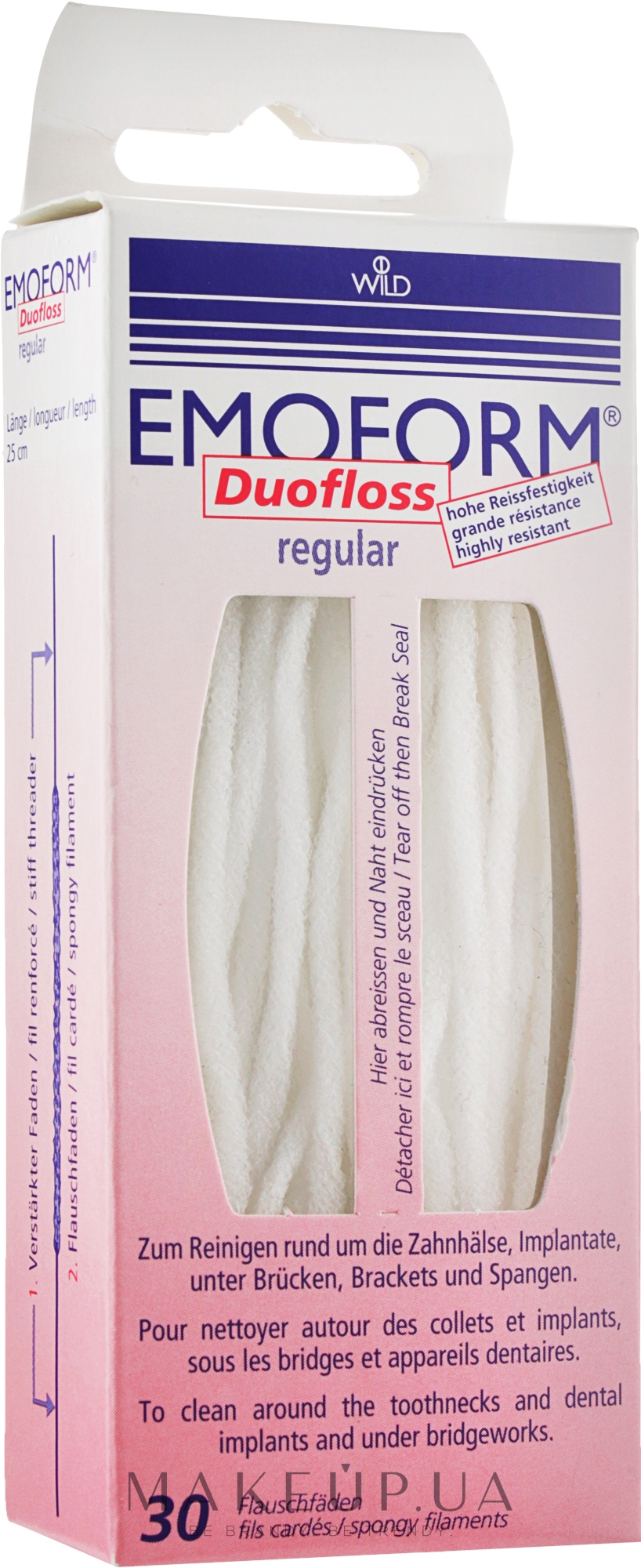 Зубна нитка - Dr. Wild Emoform Duofloss  — фото 30шт