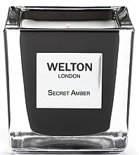 Парфумерія, косметика Welton London Secret Amber - Парфумована свічка