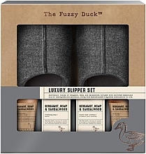 Парфумерія, косметика Набір, 6 продуктів - Baylis & Harding The Fuzzy Duck Bergamot, Hemp & Sandalwood Luxury Slipper Gift Set