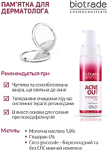 Нежная очищающая пена с молочной кислотой в тревел формате - Biotrade Acne Out Cleansing Face Foam (мини) — фото N5