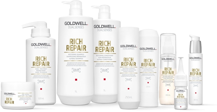 Восстанавливающая сыворотка для поврежденных волос - Goldwell Dualsenses Rich Repair Intensive Restoring Serum — фото N3