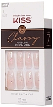 Набір накладних нігтів з клеєм - Kiss Classy L Long Nails — фото N2