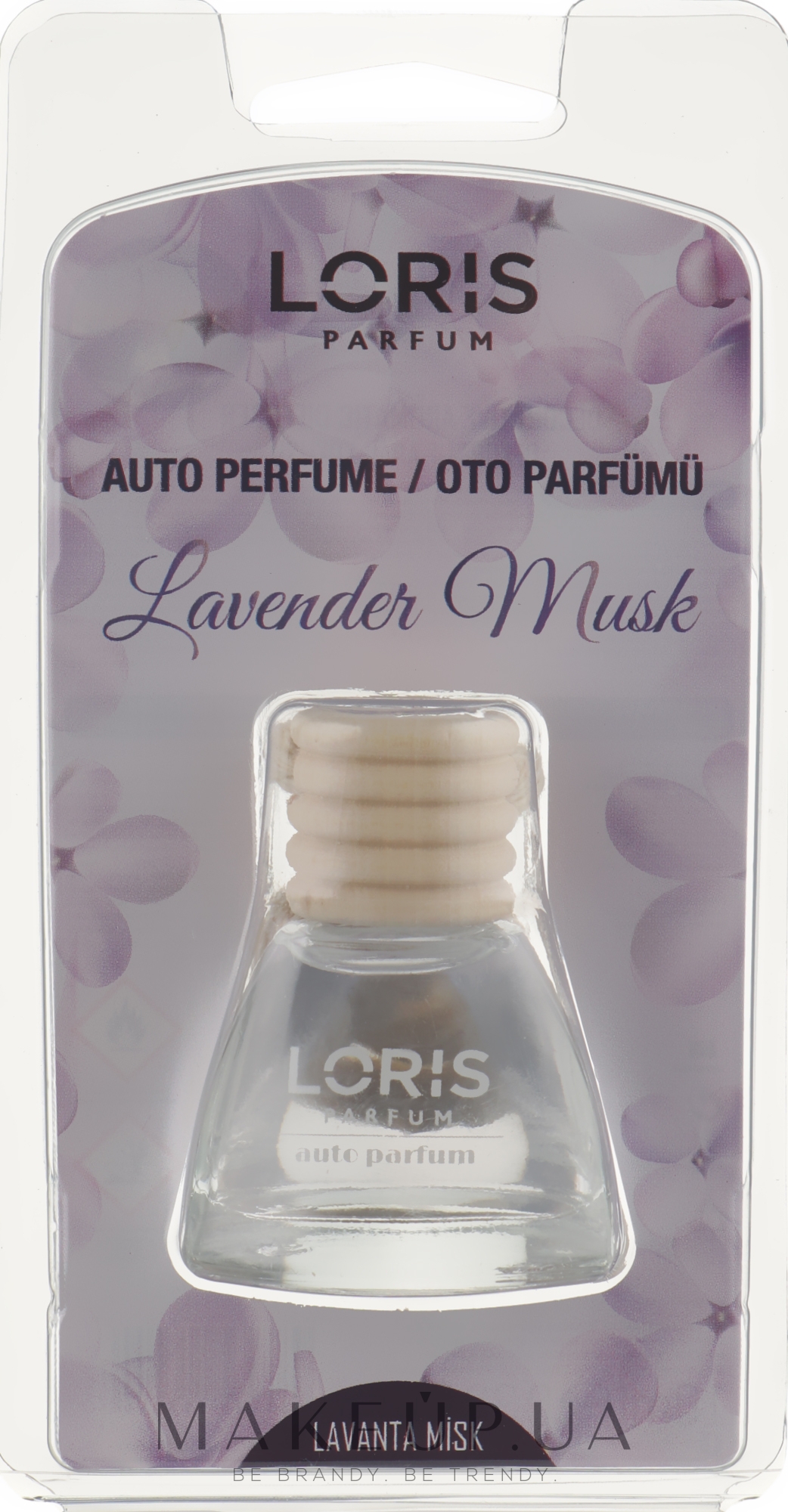 Аромапідвіска для автомобіля "Лаванда і мускус" - Loris Parfum — фото 10ml