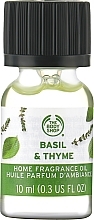 Парфумерія, косметика Ароматична олія "Базилік і чебрець" - The Body Shop Basil & Thyme Home Fragrance Oil