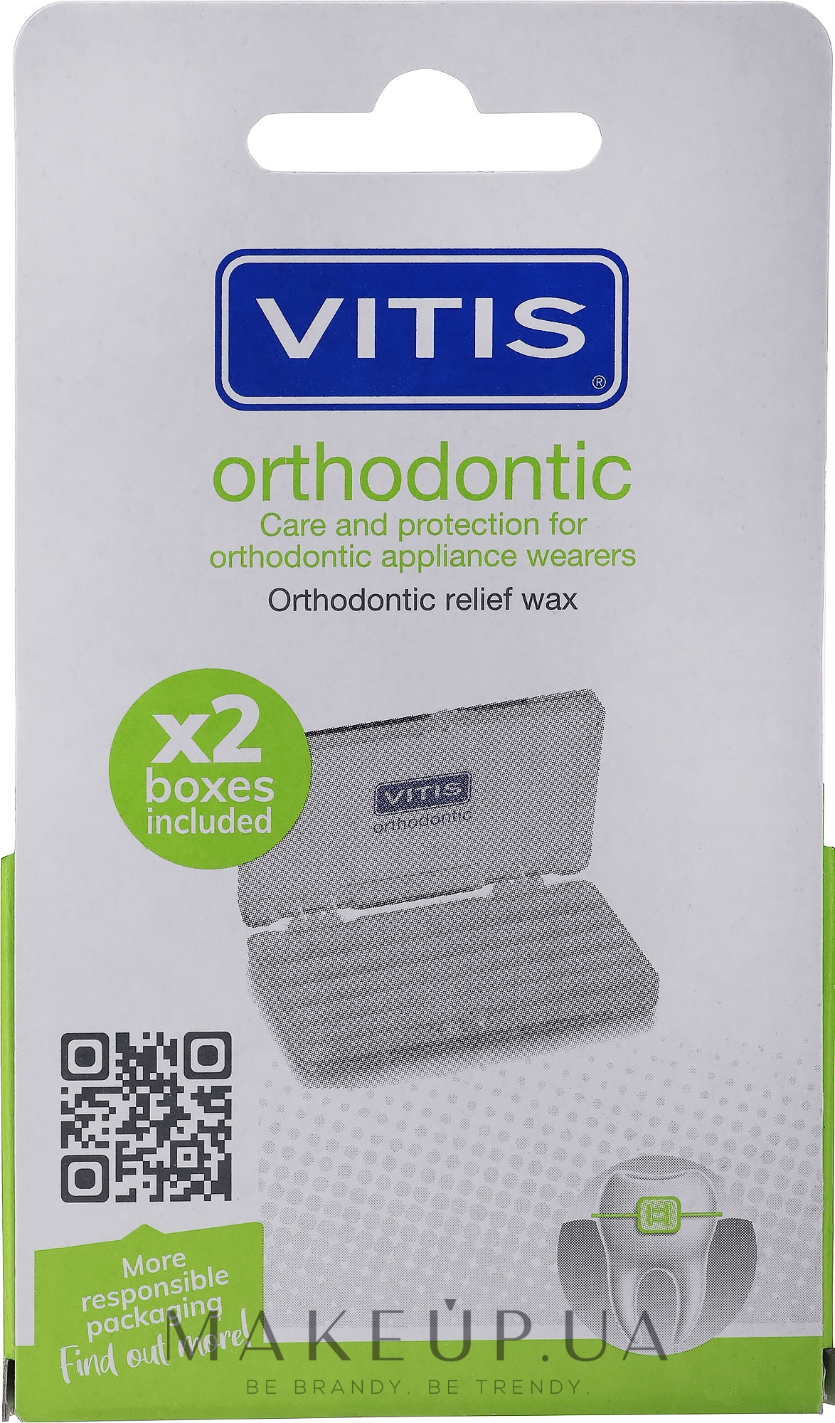 Ортодонтичний віск, 2 шт. - Dentaid Vits Orthodontic Wax — фото 2шт