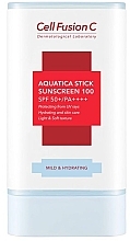Парфумерія, косметика Сонцезахисний стік для обличчя - Cell Fusion C Aquatica Stick Sunscreen 100 SPF50+/PA++++