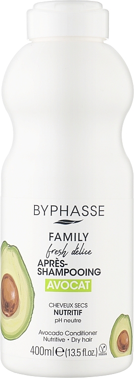 Кондиціонер для сухого волосся з авокадо - Byphasse Family Fresh Delice Conditioner