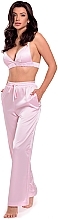 Штани жіночі, рожеві "Statura" - MAKEUP Women's Sleep Pants Pink — фото N2