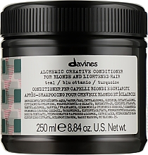 Парфумерія, косметика Кондиціонер для натурального та фарбованого волосся (бірюза) - Davines Alchemic Conditioner Teal