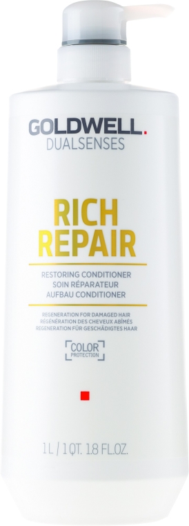 Кондиціонер проти ламкості волосся - Goldwell Dualsenses Rich Repair Restoring Conditioner — фото N2