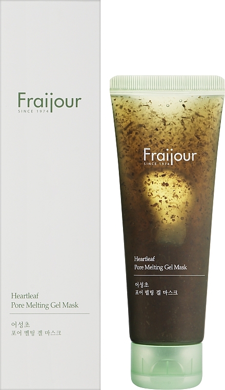 Гелевая маска для лица со спикулами для сужения пор - Fraijour Heartleaf Pore Melting Gel Mask — фото N2