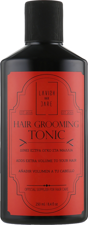 Тонік для догляду за волоссям з ефектом стайлінгу для чоловіків - Lavish Care Hair Grooming Tonic — фото N1