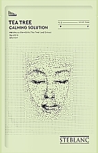 Духи, Парфюмерия, косметика Тканевая маска-сыворотка для лица "Успокаивающая" - Steblanc Tea Tree Calming Solution