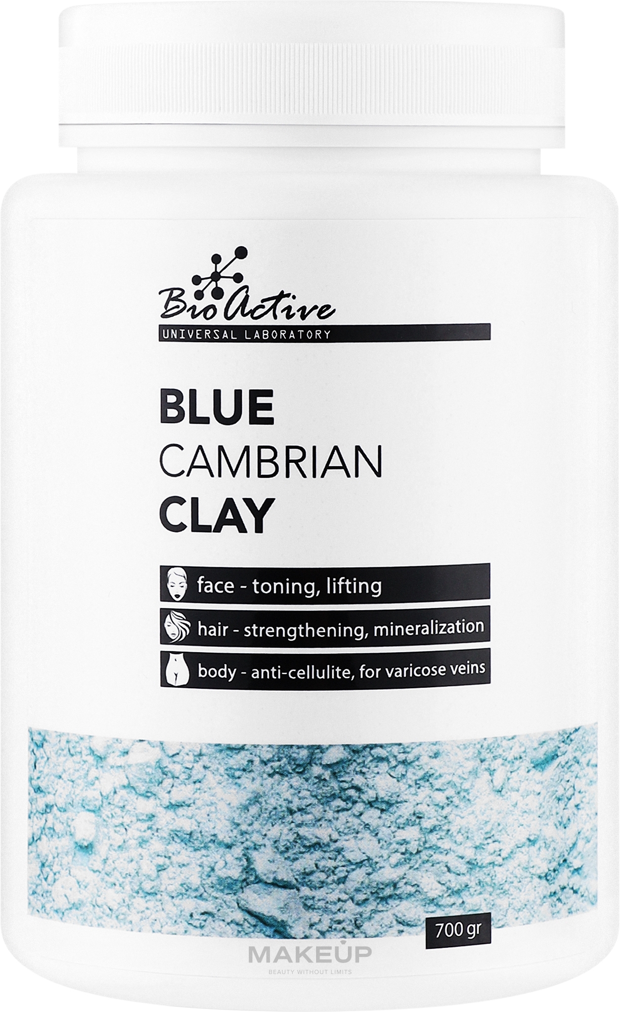 Глина голубая, кембрийская - Bioactive Universe Blue Cambrian Clay — фото 700g