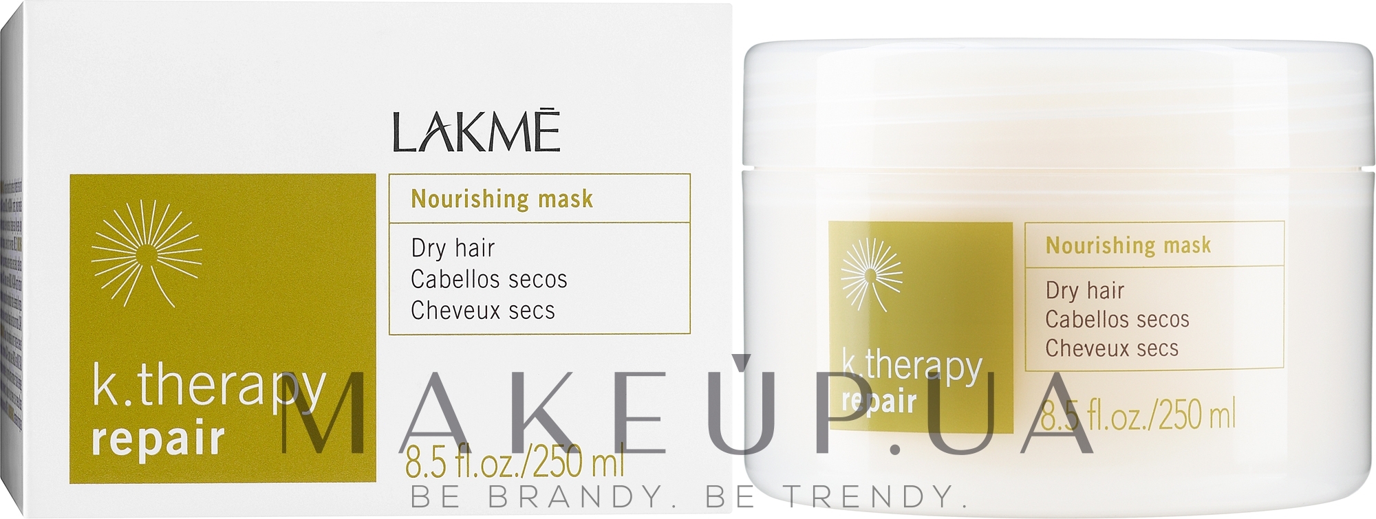 Живильна маска для сухого волосся - Lakme K.Therapy Repair Nourishing Mask — фото 250ml