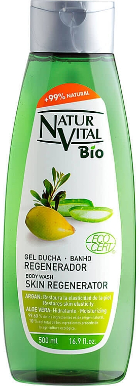 Відновлювальний гель для душу - Natur Vital Bio Body Wash Skin Regenerator — фото N1