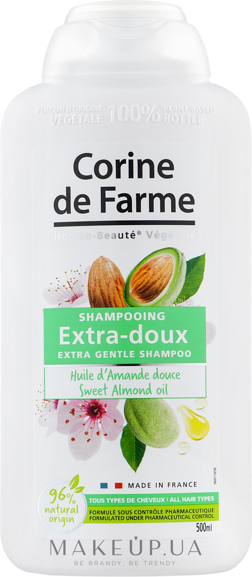 Шампунь с маслом сладкого миндаля - Corine De Farme Shampoo  — фото 500ml