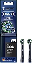 Парфумерія, косметика Змінна насадка для електричної зубної щітки, 2 шт. - Oral-B Pro Cross Action Black