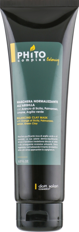 Глиняная маска балансирующая - Dott. Solari Phito Complex Balancing Mask — фото N1