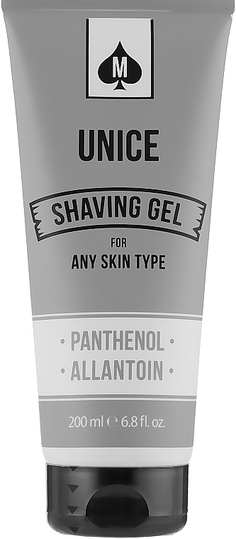 Гель для бритья с пантенолом - Unice Men Shaving Gel — фото N3