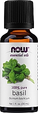 Ефірна олія базиліка - Now Foods Essential Oils 100% Pure Basil — фото N1