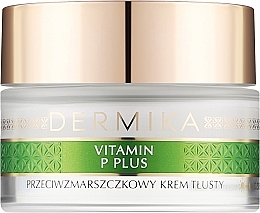 Парфумерія, косметика Гіпоалергенний маслянистий крем проти зморщок - Dermika Vitamin P Plus Face Cream