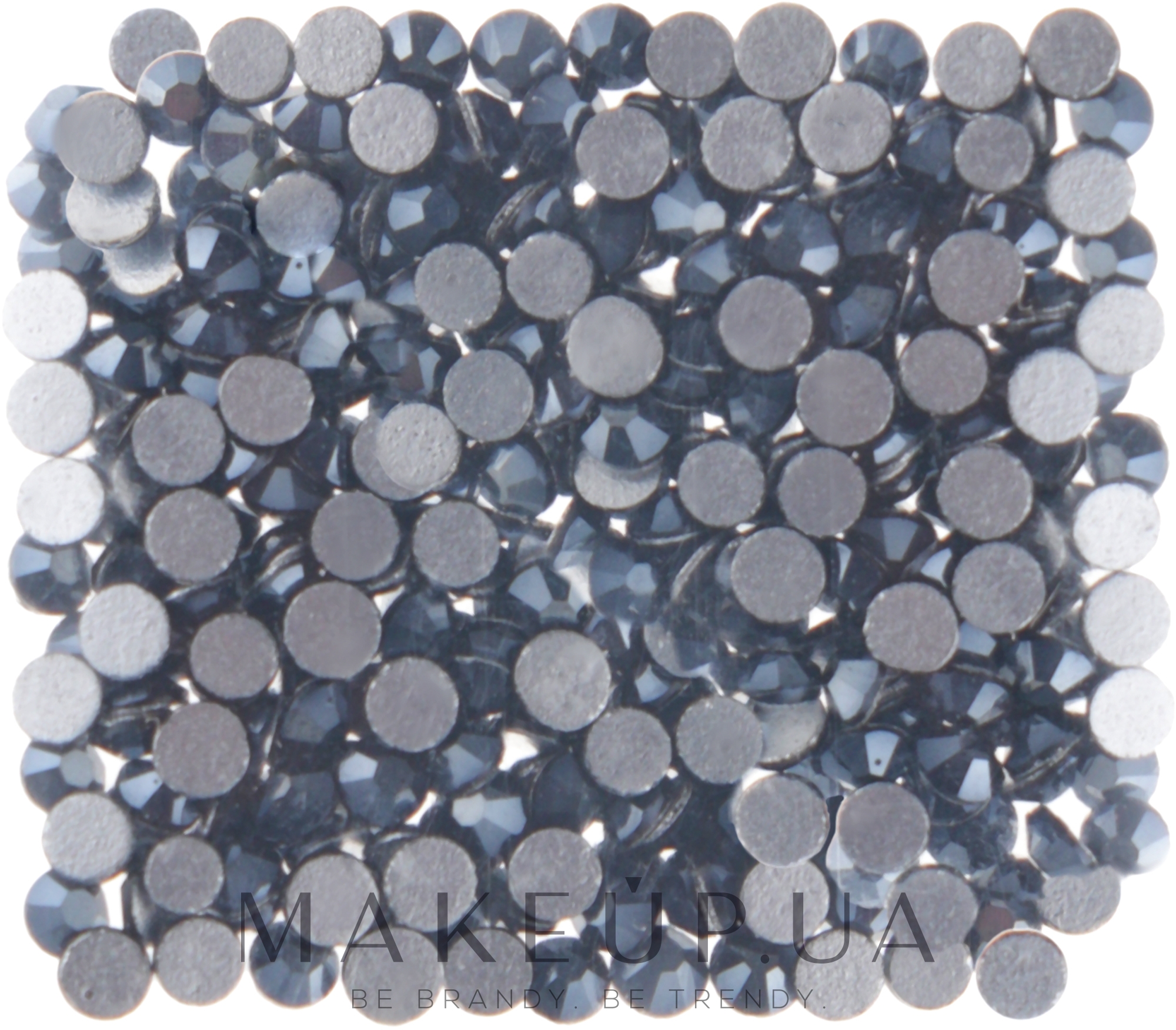 Декоративні кристали для нігтів "Jet Satin", розмір SS 04, 200 шт. - Kodi Professional — фото 200шт