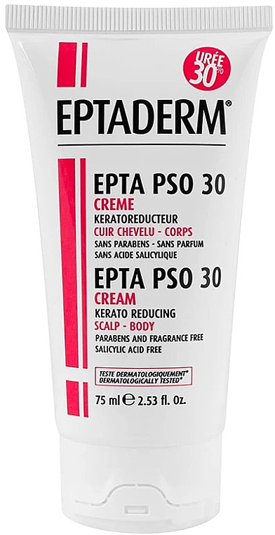 Крем для тіла й шкіри голови - Eptaderm Epta Pso 30 Cream — фото N1