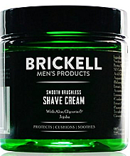 Крем для гоління - Brickell Men's Products Smooth Brushless Shave Cream — фото N1