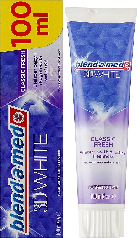 Зубная паста "Трехмерное отбеливание" - Blend-A-Med 3D White Toothpaste — фото N15
